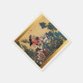 Chinese Haan Nieuwjaar 2017 Japanse Art Paper N Servetten (Hoek)