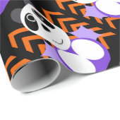 Chinese halloween panda cadeaupapier (Rol Hoek)