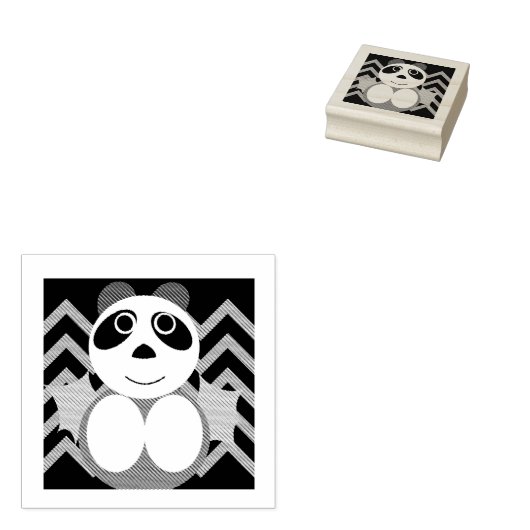 Chinese Halloween panda stempel (Gestempeld)