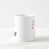 Chinese Hand painted Watercolor Floral Lotus Koffiemok (Center)