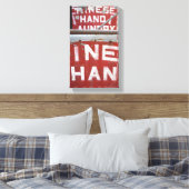 Chinese handwasdroger NYC Urban Foto New York Canvas Afdruk (Insitu (Slaapkamer))