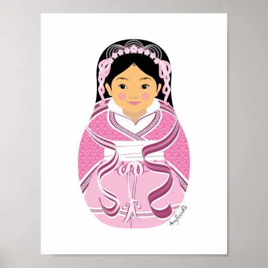 Chinese, HanFu Matryoshka Poster (Voorkant)