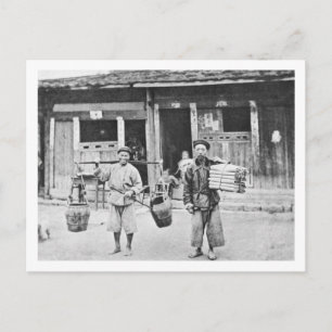 Chinese Hawkers, c.1870 (foto) Briefkaart