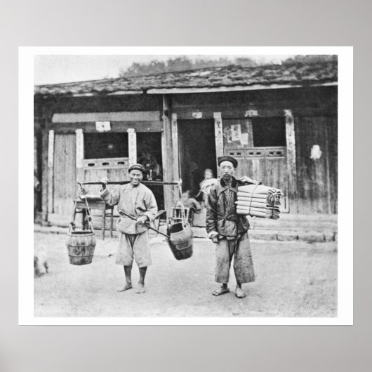 Chinese Hawkers, c.1870 (foto) Poster (Voorkant)