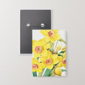 Chinese Heilige Lelie, Pierre-Joseph Redouté,  Button (Voorkant / Achterkant)