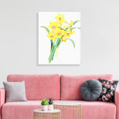 Chinese Heilige Lelie, Pierre-Joseph Redouté, Canvas Afdruk (Insitu (Woonkamer))