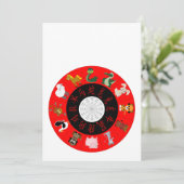 Chinese Horoscoop Kaart (Staand voorkant)