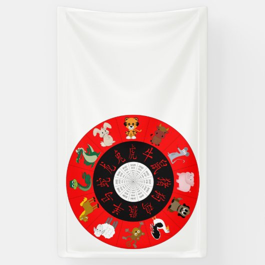 Chinese Horoscoop Spandoek (Verticaal)