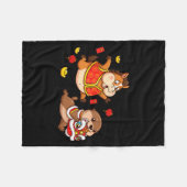 Chinese Horse Otter Funny Kids Mens Womens Happy N Fleece Deken (Voorkant (Horizontaal))