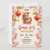 Chinese Horse Zodiac 2026 First 100 Days Kaart (Voorkant)