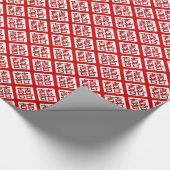 Chinese Huwelijkscadeaus voor dubbel geluk Cadeaupapier (Hoek)