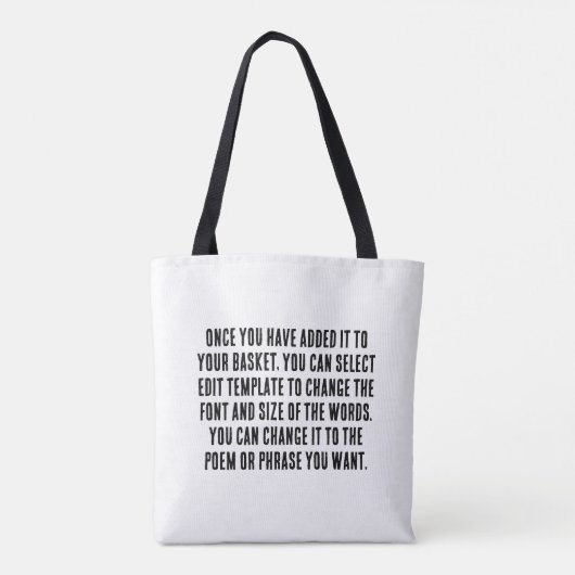 Chinese idiomen-over bepaling-#001-2- tote bag (Achterkant)