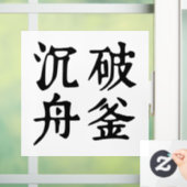 Chinese idiomen-over bepaling-#001- raamsticker (Huis)
