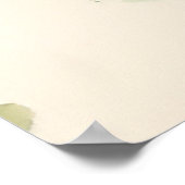 Chinese Ink Dragonfly op Lotus Poster (Hoek)