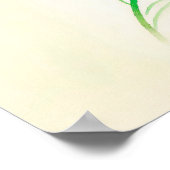 Chinese Ink Snail op Branch Poster (Hoek)