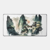 Chinese inkt Landschap Berg Home Desk Mat (Voorkant)