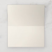 Chinese inkt schilderij bloemen vogels bruiloft plaatskaartje (Binnenkant ongevouwen)