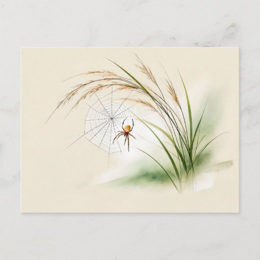 Chinese inktspin op rijst briefkaart (Voorkant)