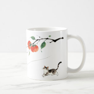 Chinese Inktwastafbeeld Kunstkoffiemok Koffiemok
