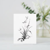 Chinese Iris - foto van Bw Briefkaart (Staand voorkant)