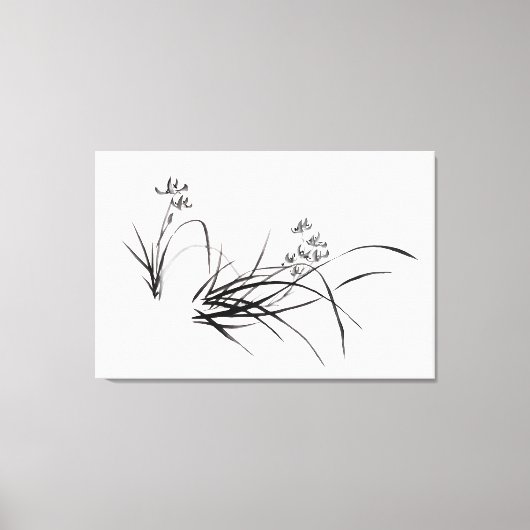 Chinese Iris in het voorjaar Canvas Afdruk (Voorkant)