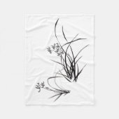 Chinese Iris in het voorjaar Fleece Deken (Voorkant)