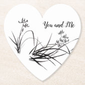 Chinese Iris in het voorjaar Kartonnen Onderzetters (Voorkant)