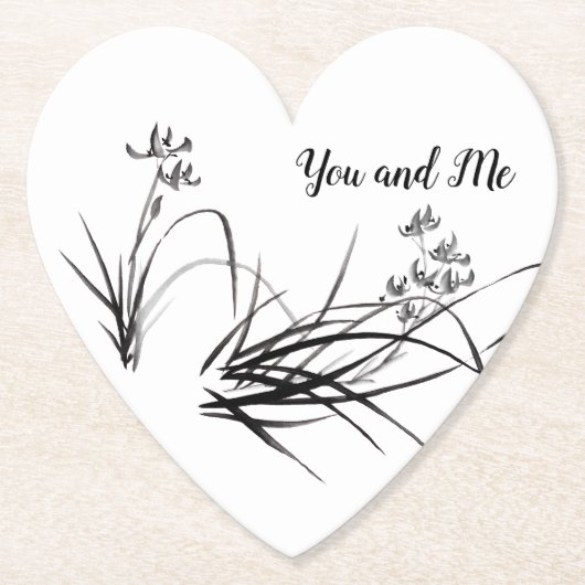 Chinese Iris in het voorjaar Kartonnen Onderzetters (Voorkant)