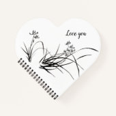 Chinese Iris in het voorjaar Notitieboek (Voorkant)