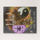 Chinese Jaar van de Ram Legpuzzel (Horizontaal)