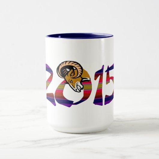 chinese jaarwisseling 2015 mok schapen (Midden)