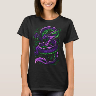 Chinese Japanse Cultuur Draak Aziatische Mythologi T-shirt