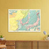 Chinese, Japanse havens Canvas Afdruk (Insitu (Woonkamer))