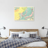 Chinese, Japanse havens Canvas Afdruk (Insitu (Slaapkamer))