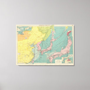 Chinese, Japanse havens Canvas Afdruk