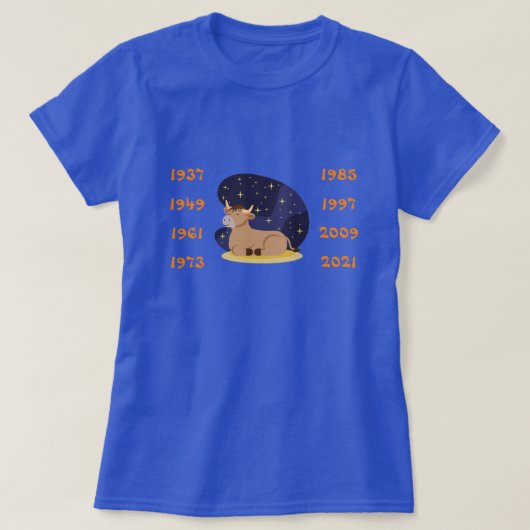 Chinese jaren van de os t-shirt (Design voorkant)