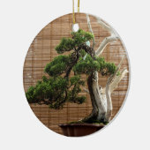 Chinese jeneverbes bonsai boom foto keramisch ornament (Links)