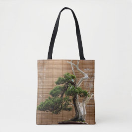 Chinese jeneverbes bonsai boom foto tote bag
