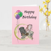 Chinese Jongen shar-Pei met de Gelukkige Kaart (Gele Bloem)