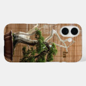 Chinese Juniper Bonsai Boom Fotonaam Case-Mate iPhone Case (Achterkant (horizontaal))