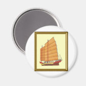 Chinese Junk Magneet (Voorkant / Achterkant)
