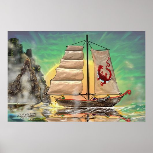 CHINESE JUNK POSTER (Voorkant)
