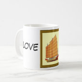 Chinese junks koffiemok (Voorkant links)