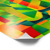 Chinese Junks, Sunset, Sails and Shadows Bold Foto Afdruk (Hoek)