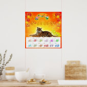 Chinese kalender 2010 VAN 14.95 Poster (Keuken)