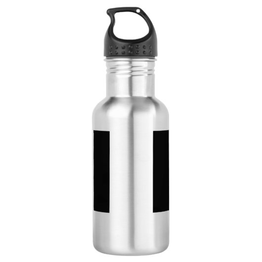 Chinese kalligrafie Tai Chi Dans in zwart-wit Waterfles (Achterkant)