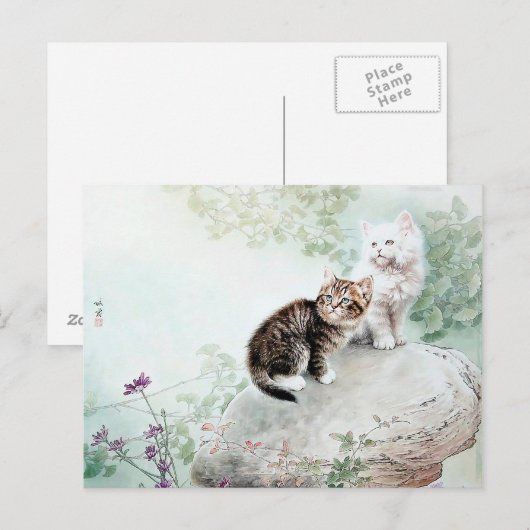 Chinese kat art. 2 briefkaart (Voorkant / Achterkant)