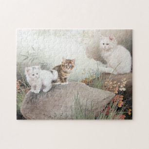 Chinese kattenkunst legpuzzel