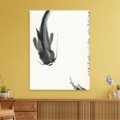 Chinese katvis canvas afdruk (Insitu (Woonkamer))