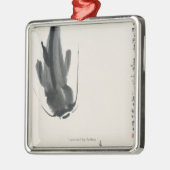 Chinese katvis metalen ornament (Links)